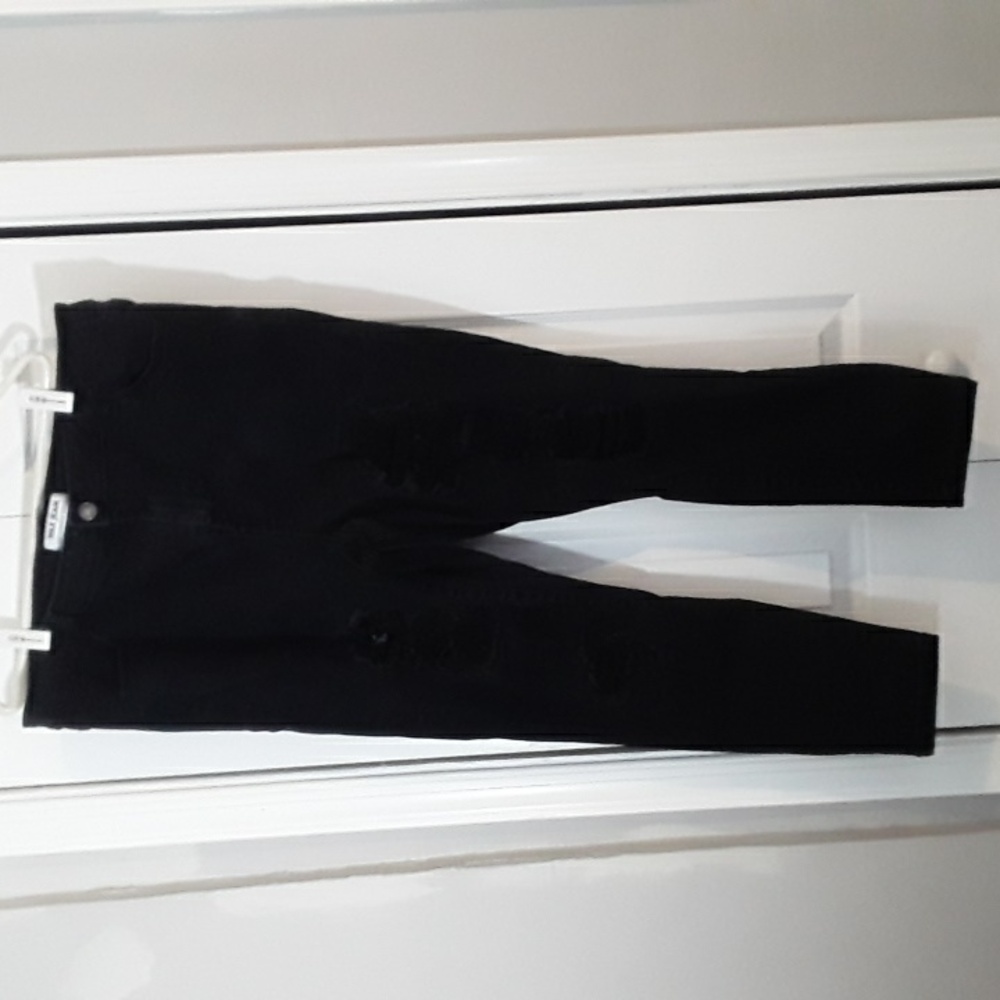 Wax Jean Cut-out Skinny Jeans